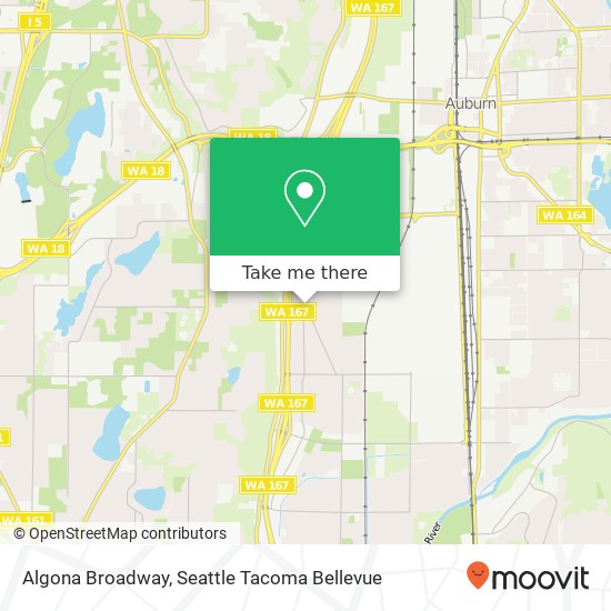 Algona Broadway, Algona, WA 98001 map