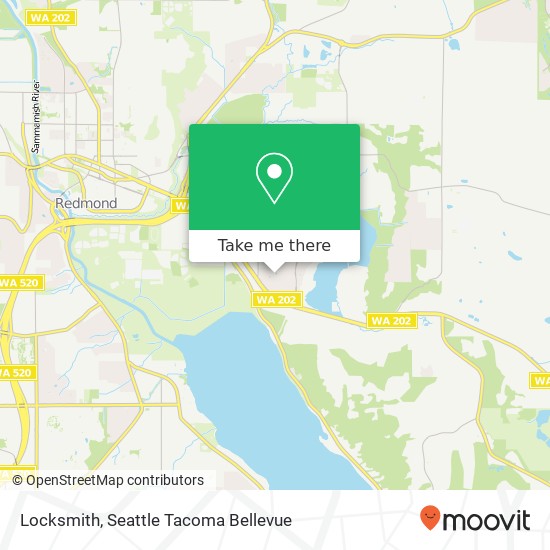 Mapa de Locksmith, 6110 186th Pl NE