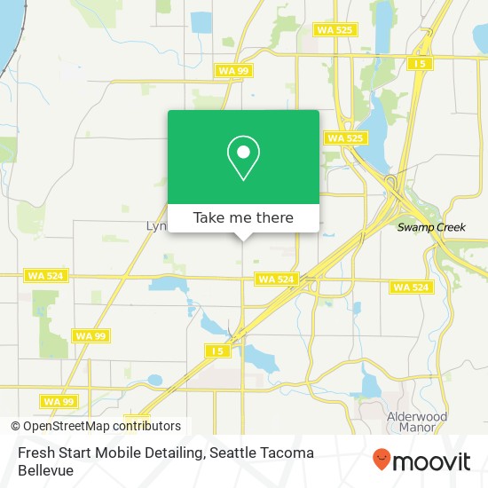 Mapa de Fresh Start Mobile Detailing, 44th Ave W