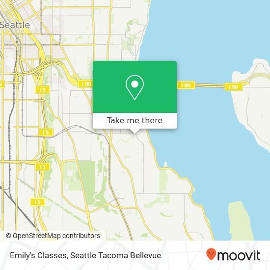 Emily's Classes, 2811 Mount Rainier Dr S map