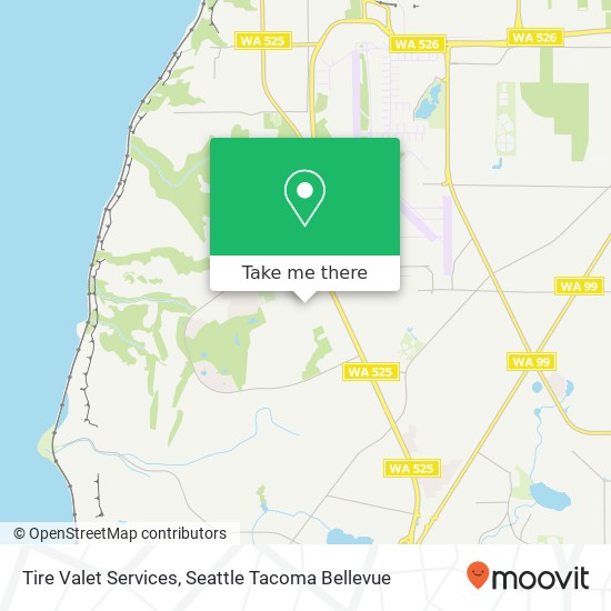 Mapa de Tire Valet Services, 4463 Russell Rd