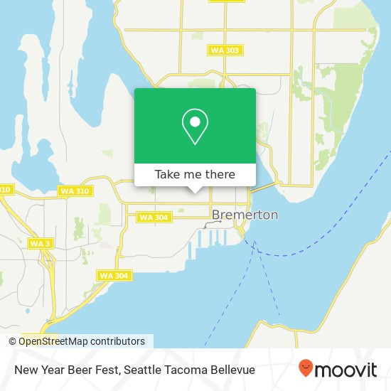 New Year Beer Fest map