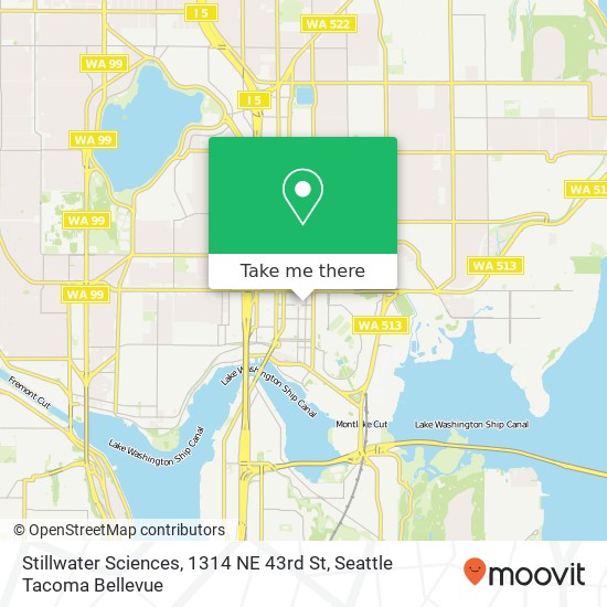 Mapa de Stillwater Sciences, 1314 NE 43rd St