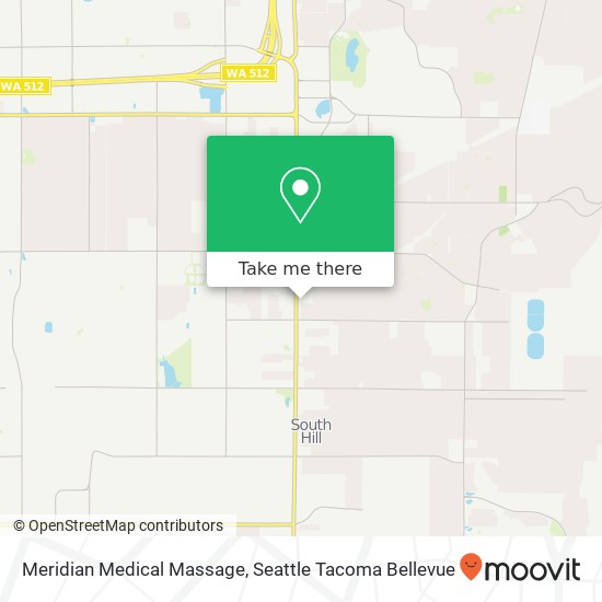 Meridian Medical Massage, Meridian Ave E map