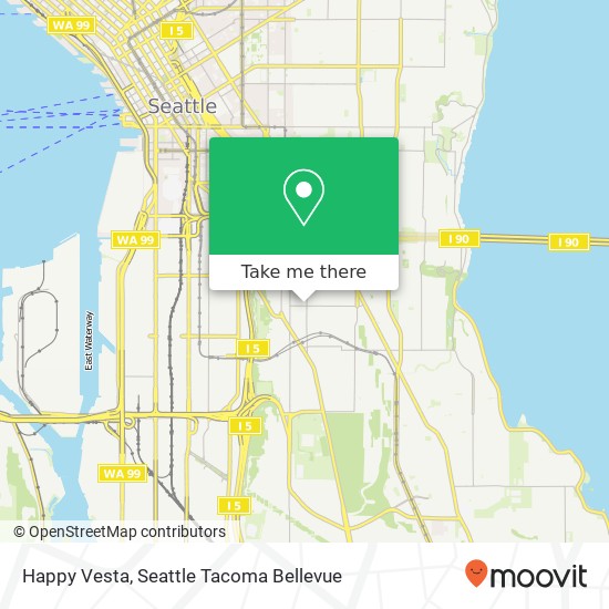 Mapa de Happy Vesta, 17th Ave S