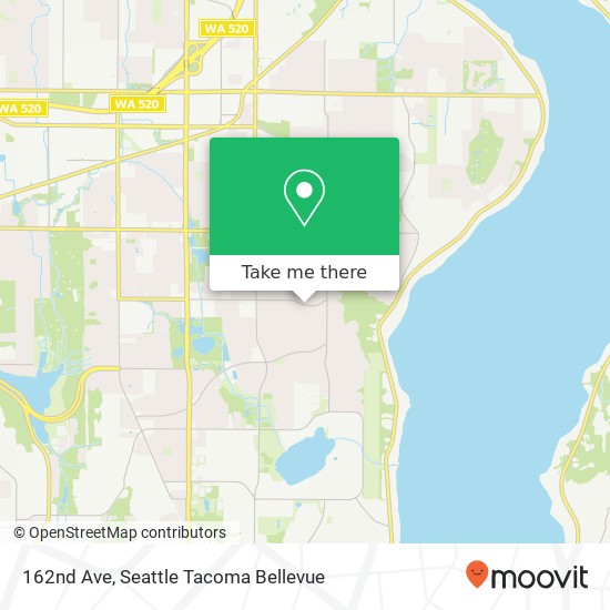 162nd Ave, Bellevue, WA 98008 map