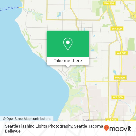 Seattle Flashing Lights Photography, 2120 SW 122nd Pl map