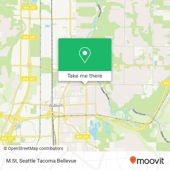 Mapa de M St, Auburn, WA 98002