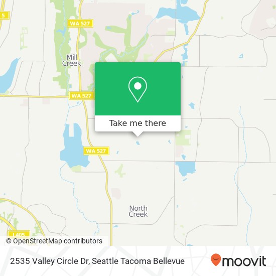 Mapa de 2535 Valley Circle Dr, Bothell, WA 98012