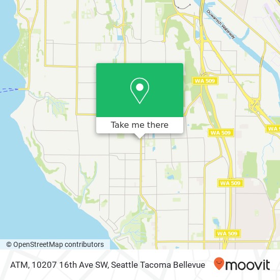 ATM, 10207 16th Ave SW map