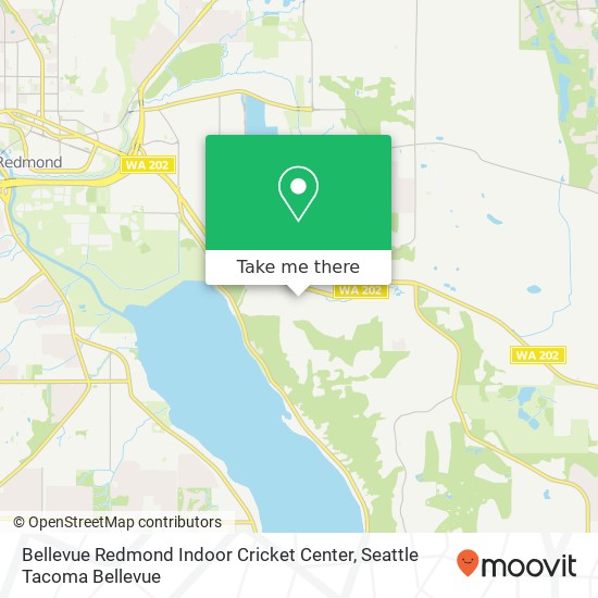 Mapa de Bellevue Redmond Indoor Cricket Center, 5110 192nd Pl NE