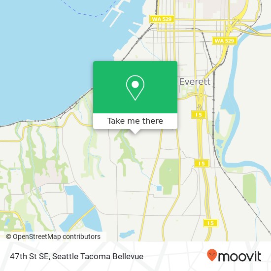 Mapa de 47th St SE, Everett, WA 98203