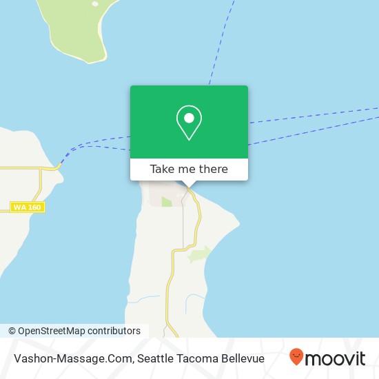 Mapa de Vashon-Massage.Com, Vashon Hwy SW