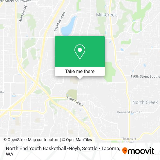 Mapa de North End Youth Basketball -Neyb, 18208 2nd Pl W