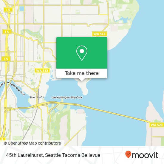 Mapa de 45th Laurelhurst, Seattle, WA 98105