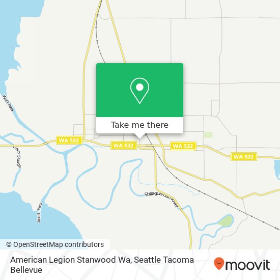 Mapa de American Legion Stanwood Wa, 26921 88th Ave NW