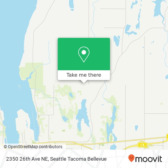 Mapa de 2350 26th Ave NE, Olympia, WA 98506