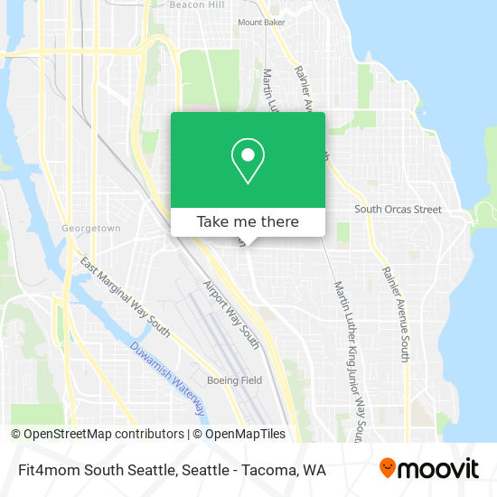 Fit4mom South Seattle map
