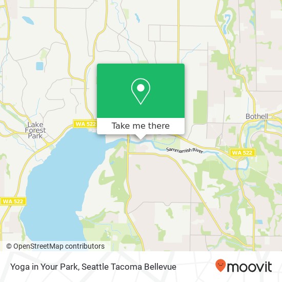 Mapa de Yoga in Your Park, Lakewood Villa