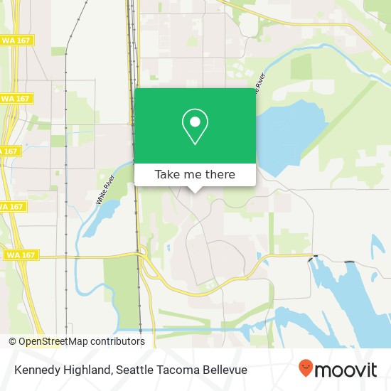 Mapa de Kennedy Highland, Auburn, WA 98092