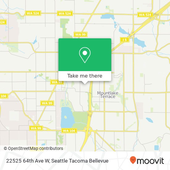 22525 64th Ave W, Mountlake Terrace, WA 98043 map