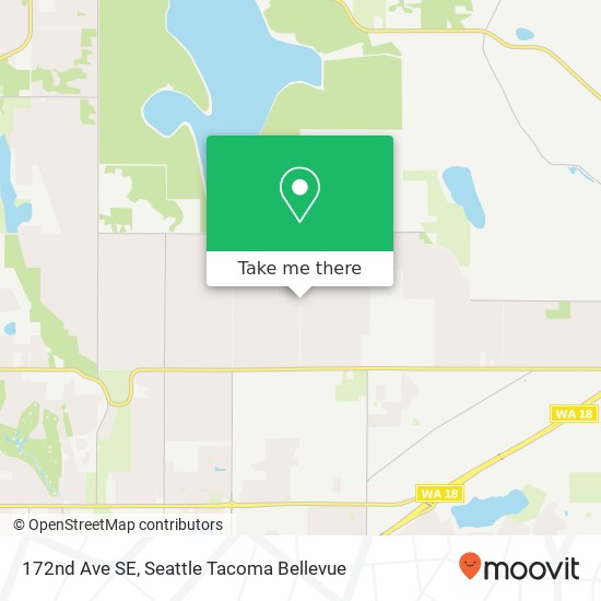 Mapa de 172nd Ave SE, Kent, WA 98042