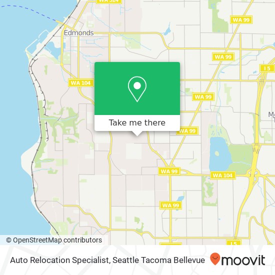 Mapa de Auto Relocation Specialist, 23414 93rd Ave W