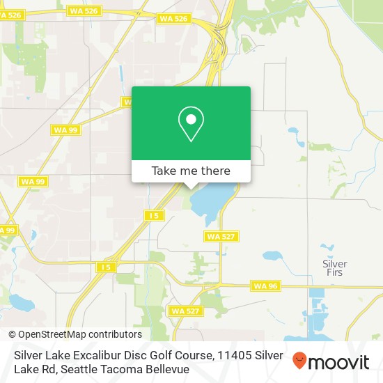 Silver Lake Excalibur Disc Golf Course, 11405 Silver Lake Rd map