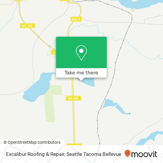Mapa de Excalibur Roofing & Repair