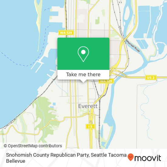 Mapa de Snohomish County Republican Party, 3115 Oakes Ave