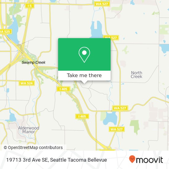 Mapa de 19713 3rd Ave SE, Bothell, WA 98012