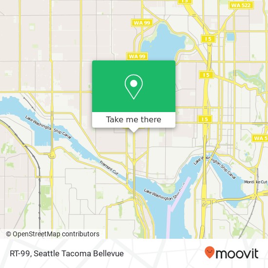 Mapa de RT-99, Seattle, WA 98103