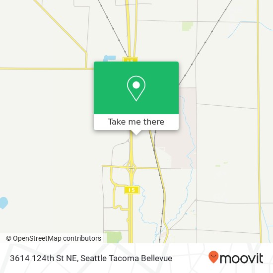 Mapa de 3614 124th St NE, Marysville, WA 98271