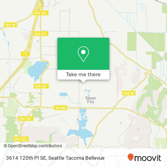 Mapa de 3614 120th Pl SE, Everett, WA 98208