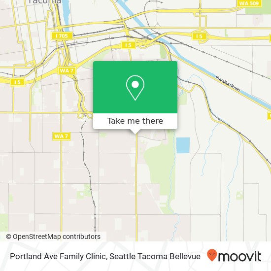 Portland Ave Family Clinic, 4314 E Portland Ave map