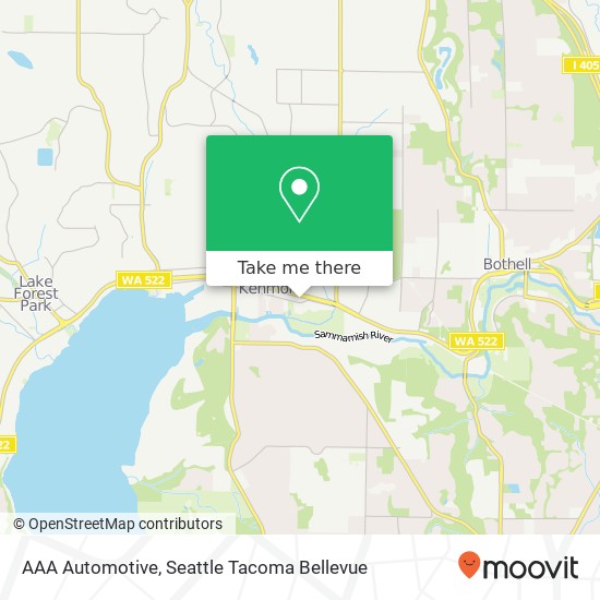 AAA Automotive, 7534 NE 175th St map