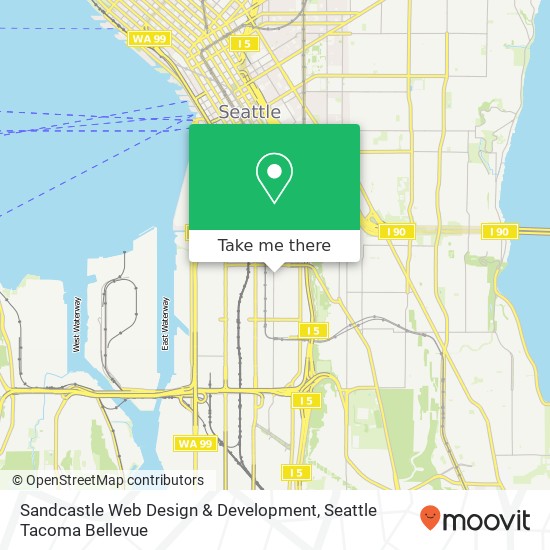 Mapa de Sandcastle Web Design & Development, 1930 6th Ave S