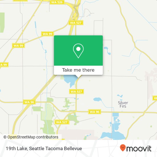 Mapa de 19th Lake, Everett, WA 98208