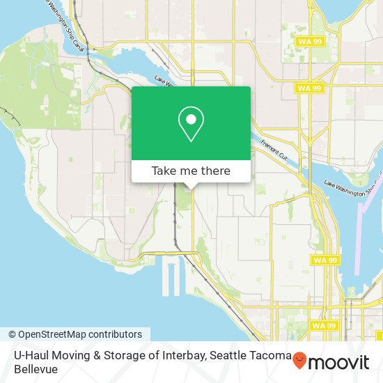 U-Haul Moving & Storage of Interbay, 2601 15th Ave W map