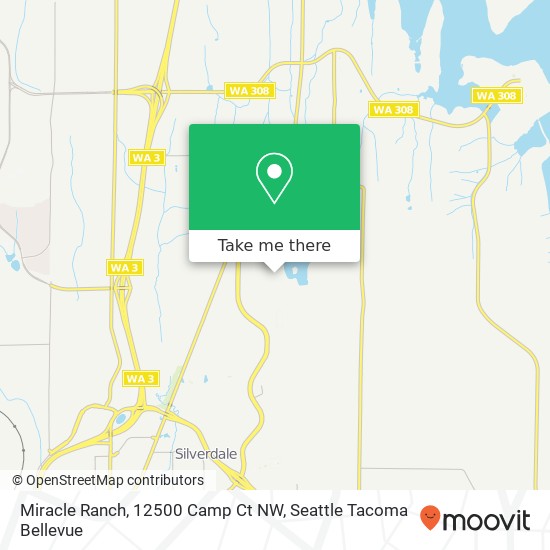 Miracle Ranch, 12500 Camp Ct NW map