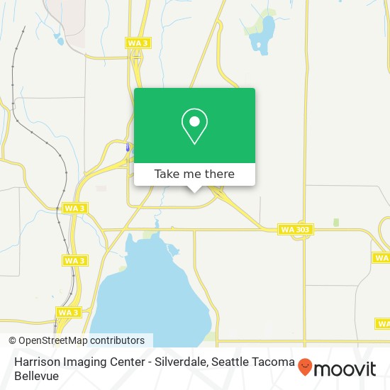 Harrison Imaging Center - Silverdale, 1780 NW Myhre Rd map