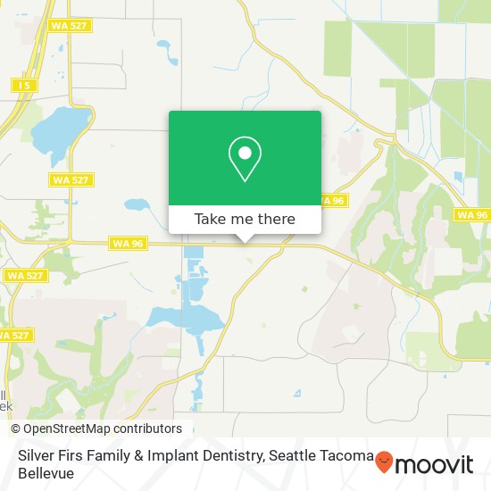 Mapa de Silver Firs Family & Implant Dentistry, 13209 44th Ave SE