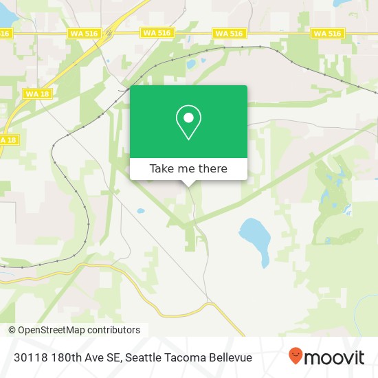 Mapa de 30118 180th Ave SE, Kent, WA 98042