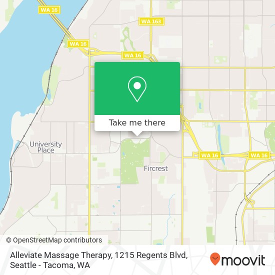 Alleviate Massage Therapy, 1215 Regents Blvd map