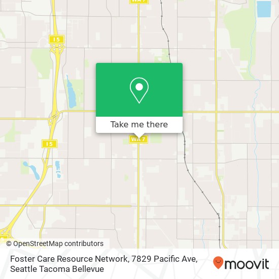 Foster Care Resource Network, 7829 Pacific Ave map