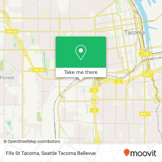 Fife St Tacoma, Tacoma, WA 98409 map