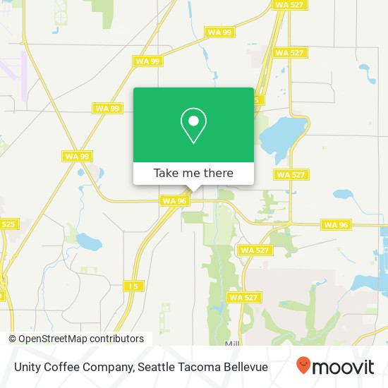 Mapa de Unity Coffee Company, 101 128th St SE