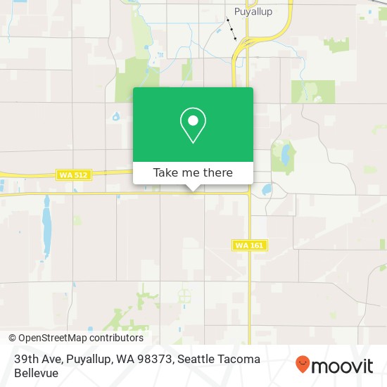 39th Ave, Puyallup, WA 98373 map