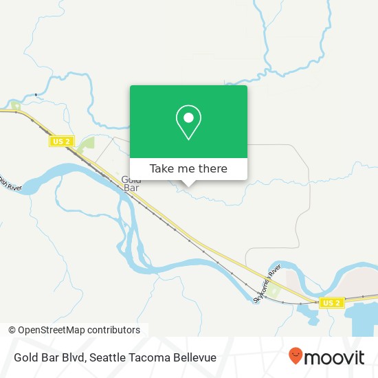 Mapa de Gold Bar Blvd, Gold Bar, WA 98251