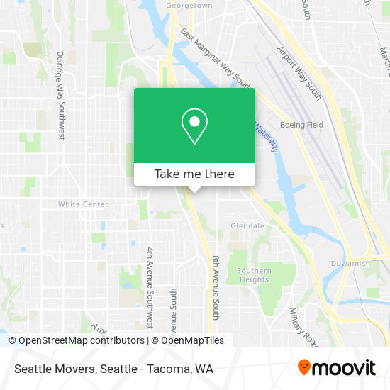 Mapa de Seattle Movers